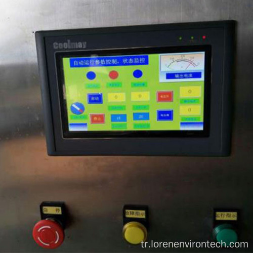 SS Dikdörtgen Alüminyum Pole Elektrokoagülasyon Makinesi